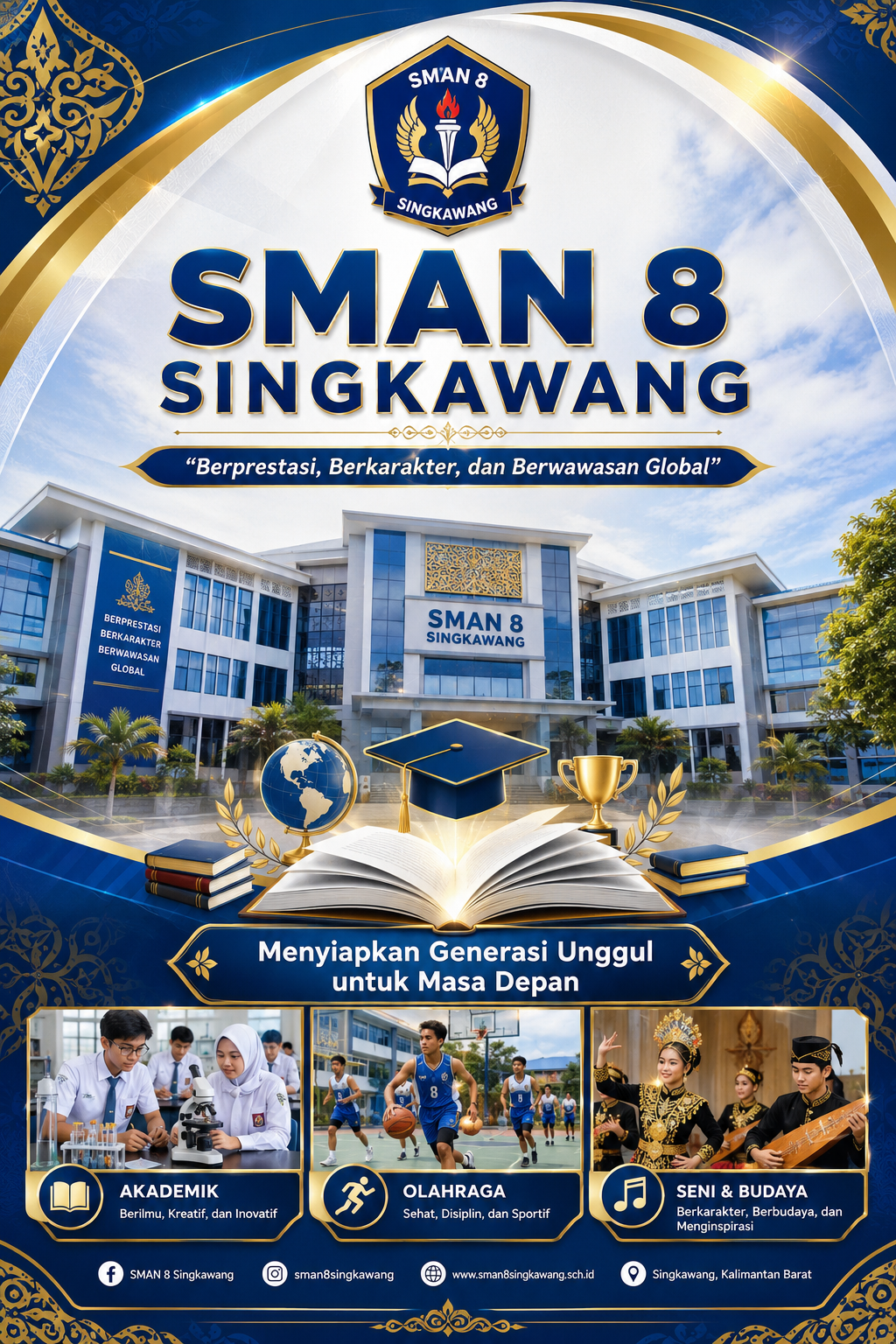 Poster Promosi SMAN 8 Singkawang